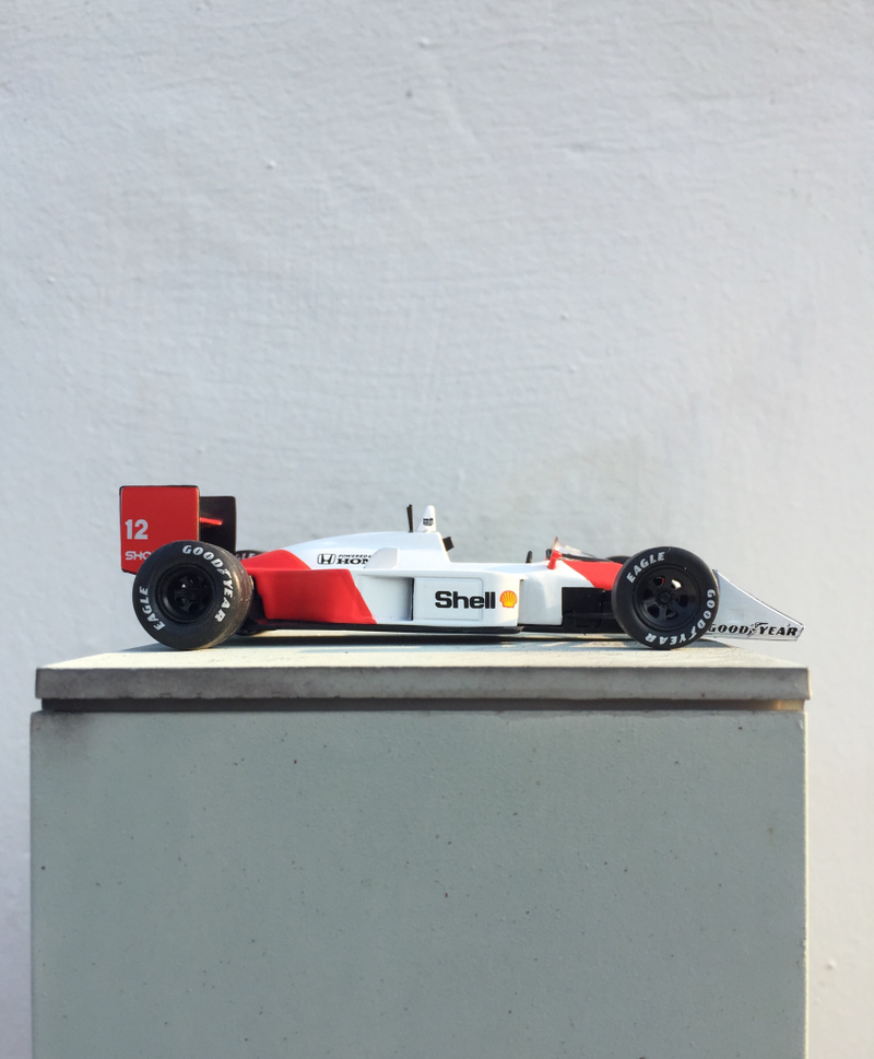 Illustration for article titled Remembering Ayrton’s first championship-winning car...